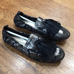 Nine West Ballard Pewter Loafer flats size 7